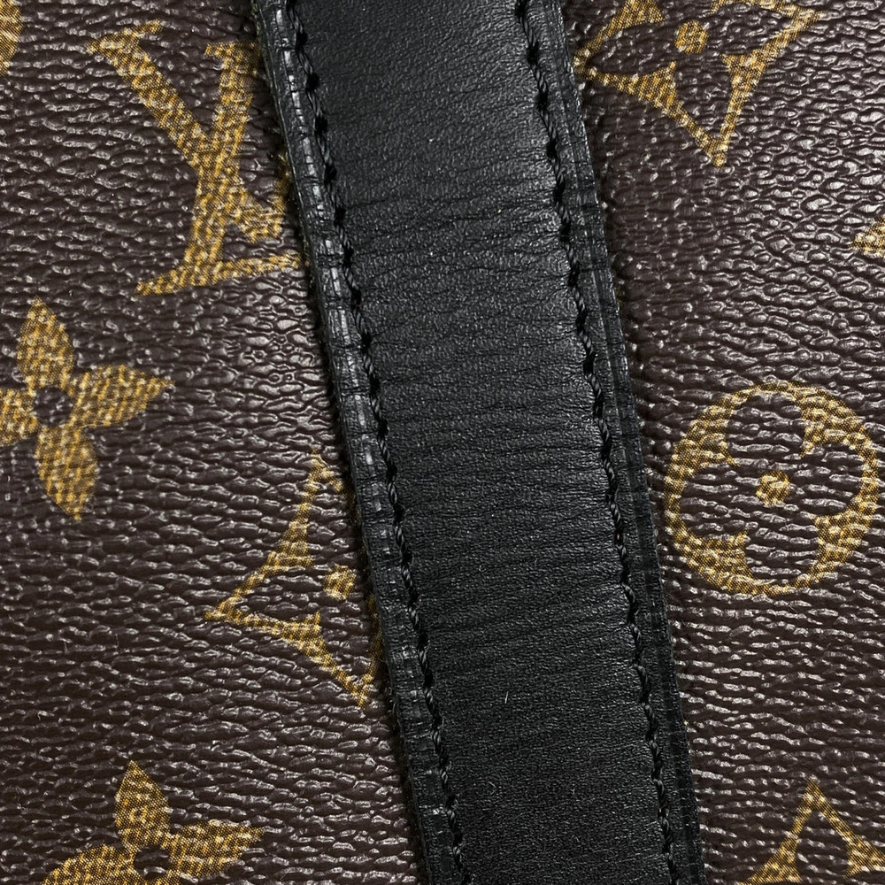 Louis Vuitton Keepall Bandouliere Shoulder Bag Macassar Brown Noir Black - Picture 7 of 7